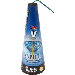 Blauer Saphir Vulkan