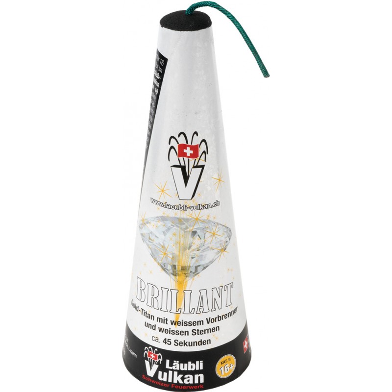 Weisser Brillant Vulkan