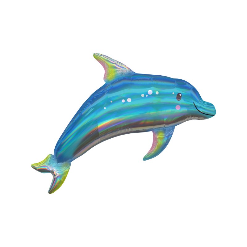 Delphin  Holographic   Folienballon
