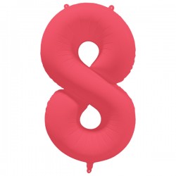 NEON Zahlenballon    8...