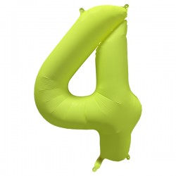 NEON Zahlenballon    4...