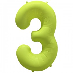 NEON Zahlenballon    3...