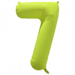 NEON Zahlenballon    7...