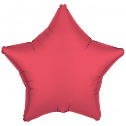 NEON Stern Ballon         rot