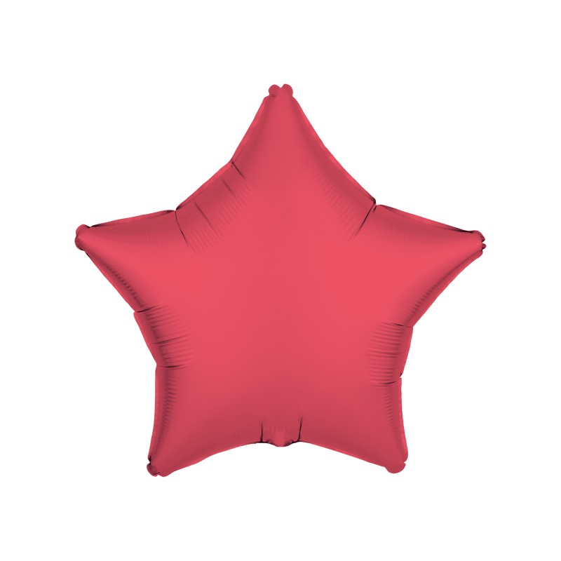 NEON Stern Ballon         rot