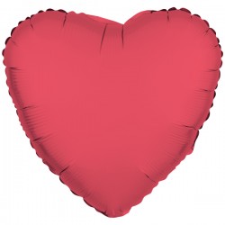 NEON Herz Ballon         rot