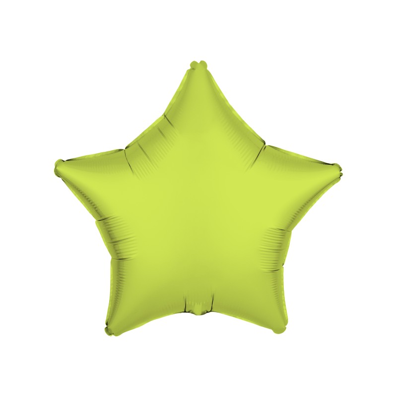 NEON Stern Ballon         gelb
