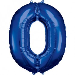 Zahlenballon "8" Blau 86 cm...