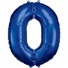 Zahlenballon "8" Blau 86 cm    Folienballon