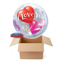 Folien-Ballon "Bubble" Love You