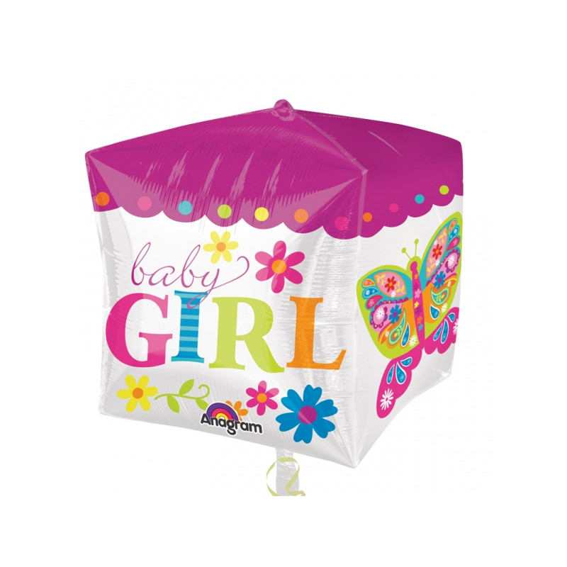 Folien-Ballon Bubbles "Baby Girl"