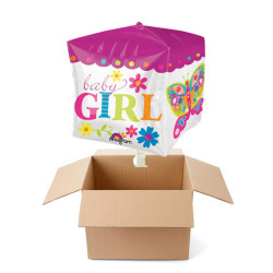 Folien-Ballon Bubbles "Baby Girl"