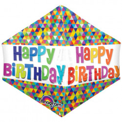 Folien-Ballon Happy Birthday
