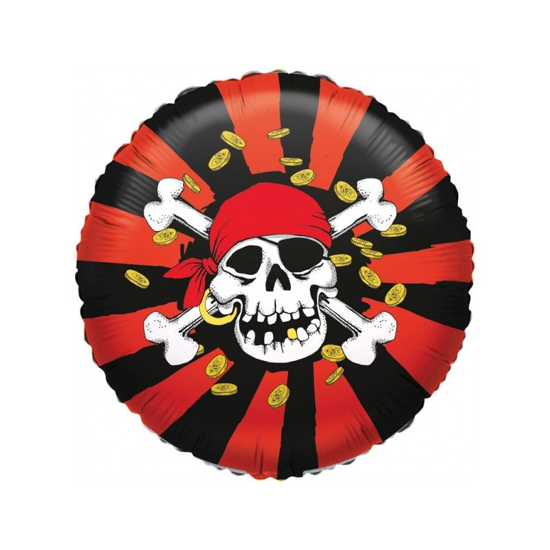 Folien-Ballon Piraten Jolly Roger