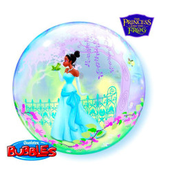 Folien-Ballon Bubbles Prinzessin und Frosch