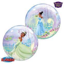 Folien-Ballon Bubbles Prinzessin und Frosch