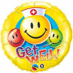 Folien-Ballon Get well