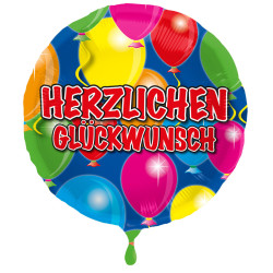 Folien-Ballon Herzlichen Glückwunsch