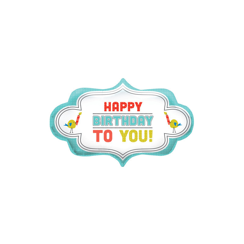 Folien-Ballon Happy Birthday Folien-Ballon Happy Birthday