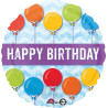 Folien-Ballon Happy Birthday
