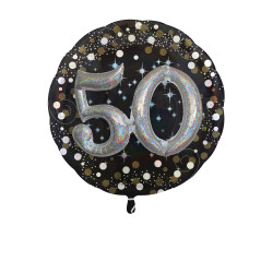 Folien-Ballon Happy Birthday Jumbo 50