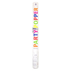 Party Popper Farbe weiss 57 cm