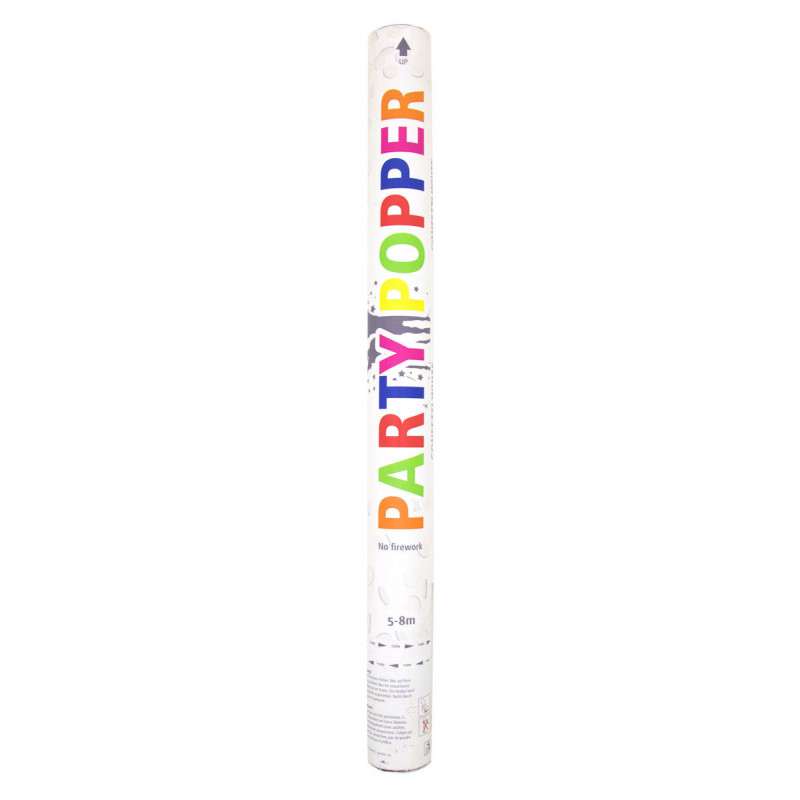 Party Popper Farbe weiss 57 cm