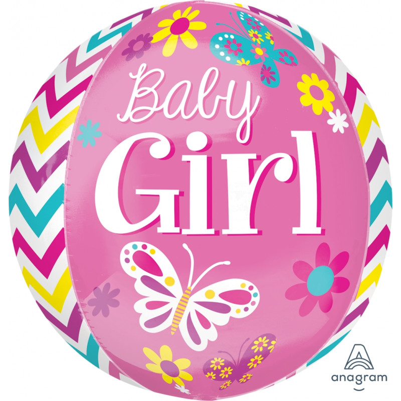 Folien-Ballon Baby Girl