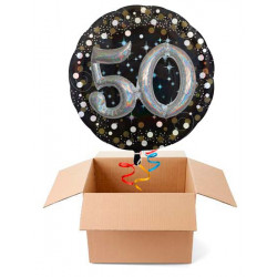 Folien-Ballon Happy Birthday Jumbo 50