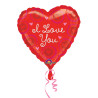 Folien-Ballon Herz i love you