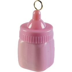 Ballon Gewicht Baby Flasche rosa