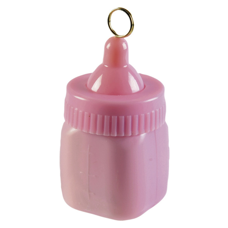 Ballon Gewicht Baby Flasche rosa
