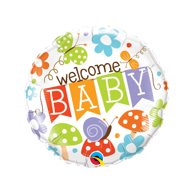 Folien-Ballon Welcome Baby Folien-Ballon Welcome Baby