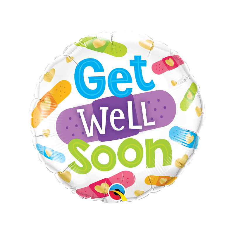 Folien-Ballon Get Well soon