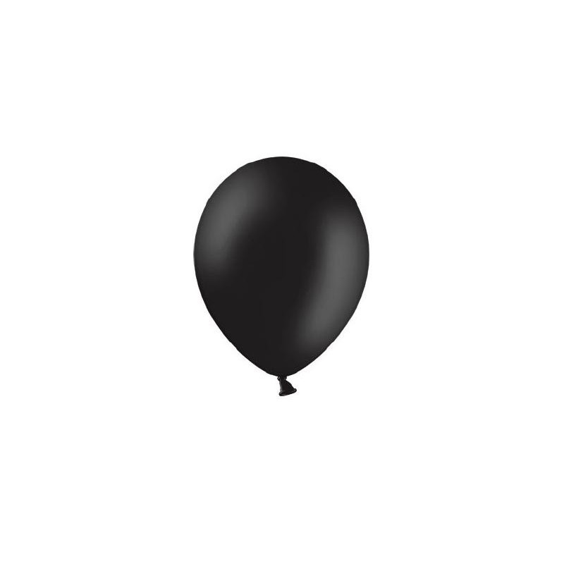 25 Rundballons 33 cm ø Black