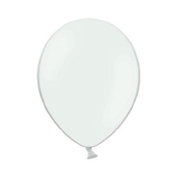 25 Rundballons 33 cm ø  White