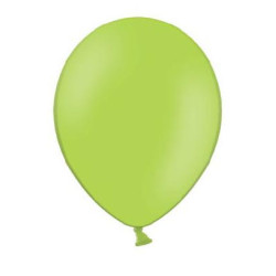 25 Rundballons 33 cm ø Lime Green