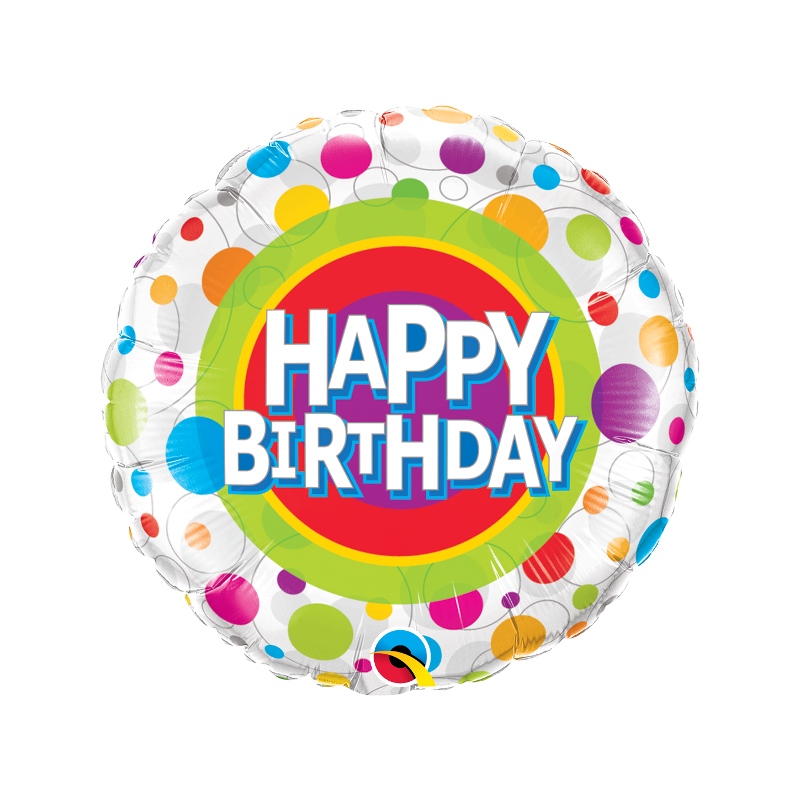 Folien-Ballon Happy Birthday "