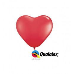 Herzballons Qualatex 15 cm ø 50 Stück rot