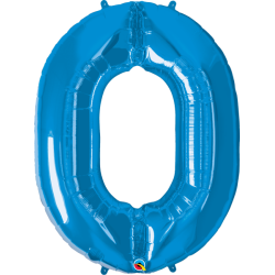 Zahlenballon "0"