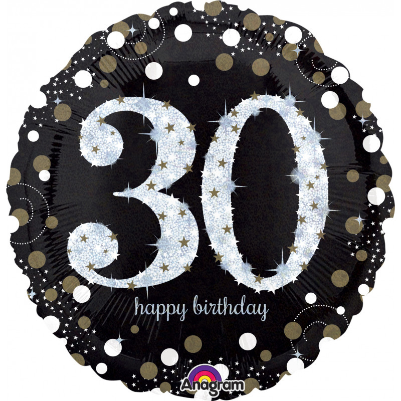 Folien-Ballon Happy Birthday Jumbo 30