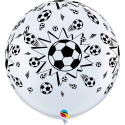 Fussballballon 75 cm ø Qualatex