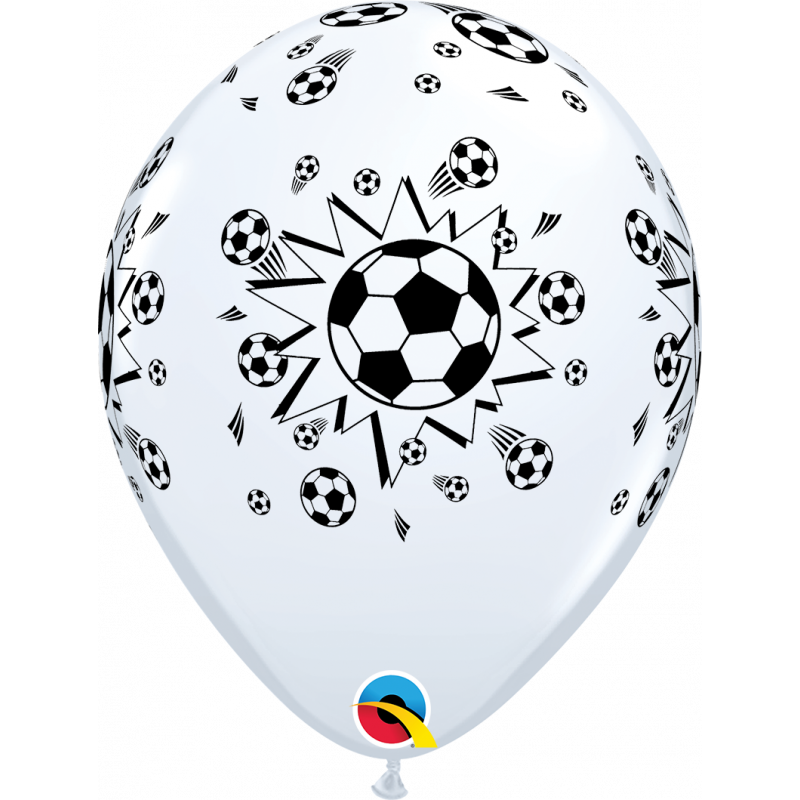 Fussballballons 28 cm ø Qualatex