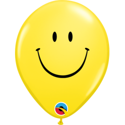 Smiley-Ballons 13 cm ø Qualatex