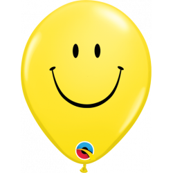 Smiley-Ballons 28 cm ø Qualatex
