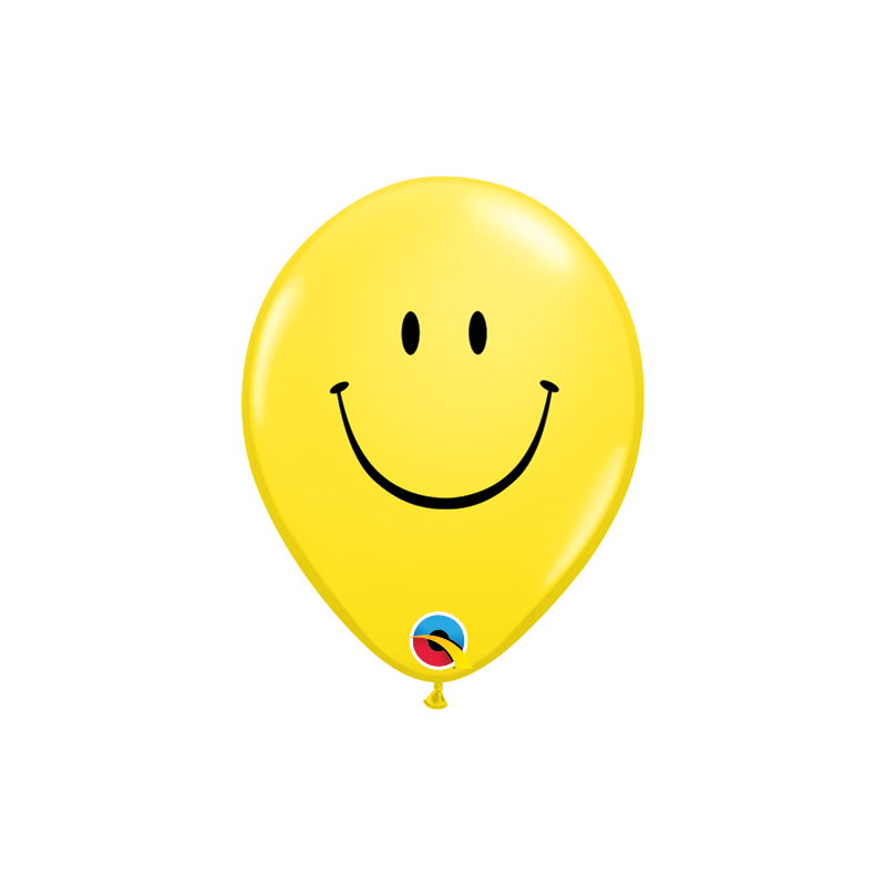 Smiley-Ballons 28 cm ø Qualatex