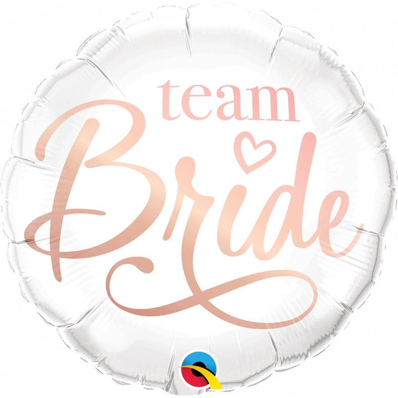 Folien-Ballon Team Bride 46 cm
