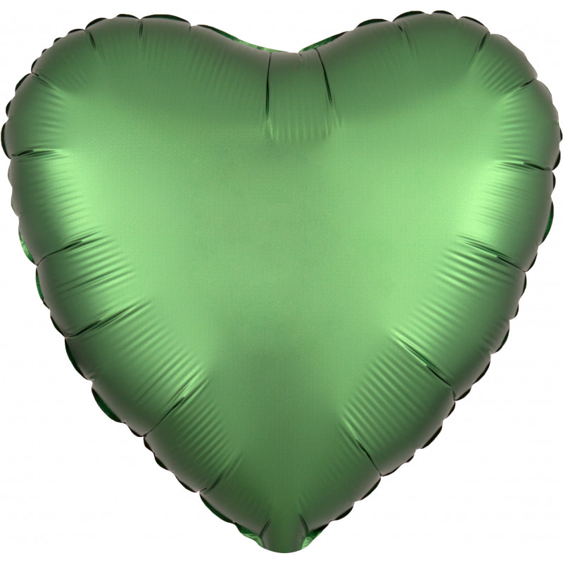Folien-Ballon Herz Emerald