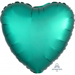 Folien-Ballon Herz Jade