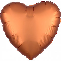 Folien-Ballon Herz Amber